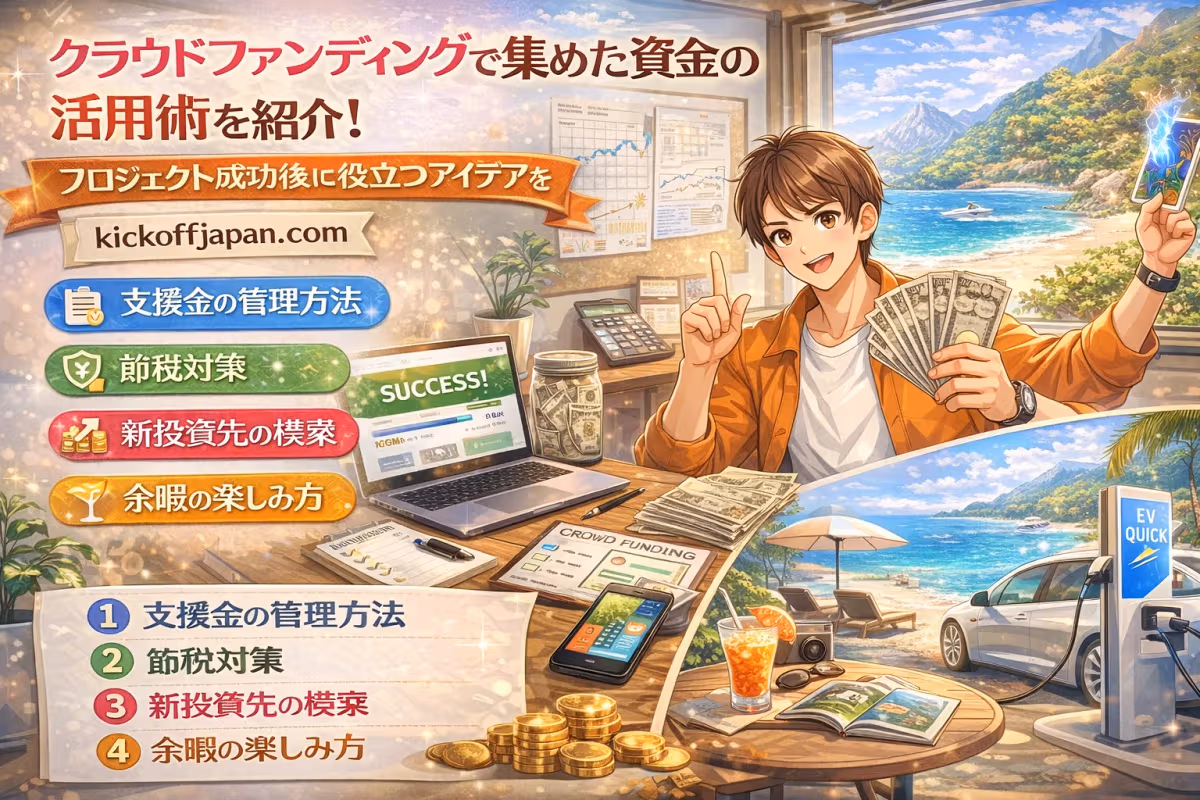 クラウドファンディング成功後のお金の使い方と余暇の楽しみ方