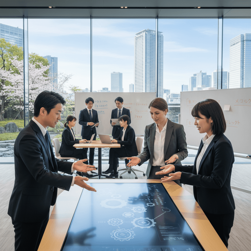 日本ビジネス文化適応とチーム構築:ハイブリッド信頼で成功する戦略